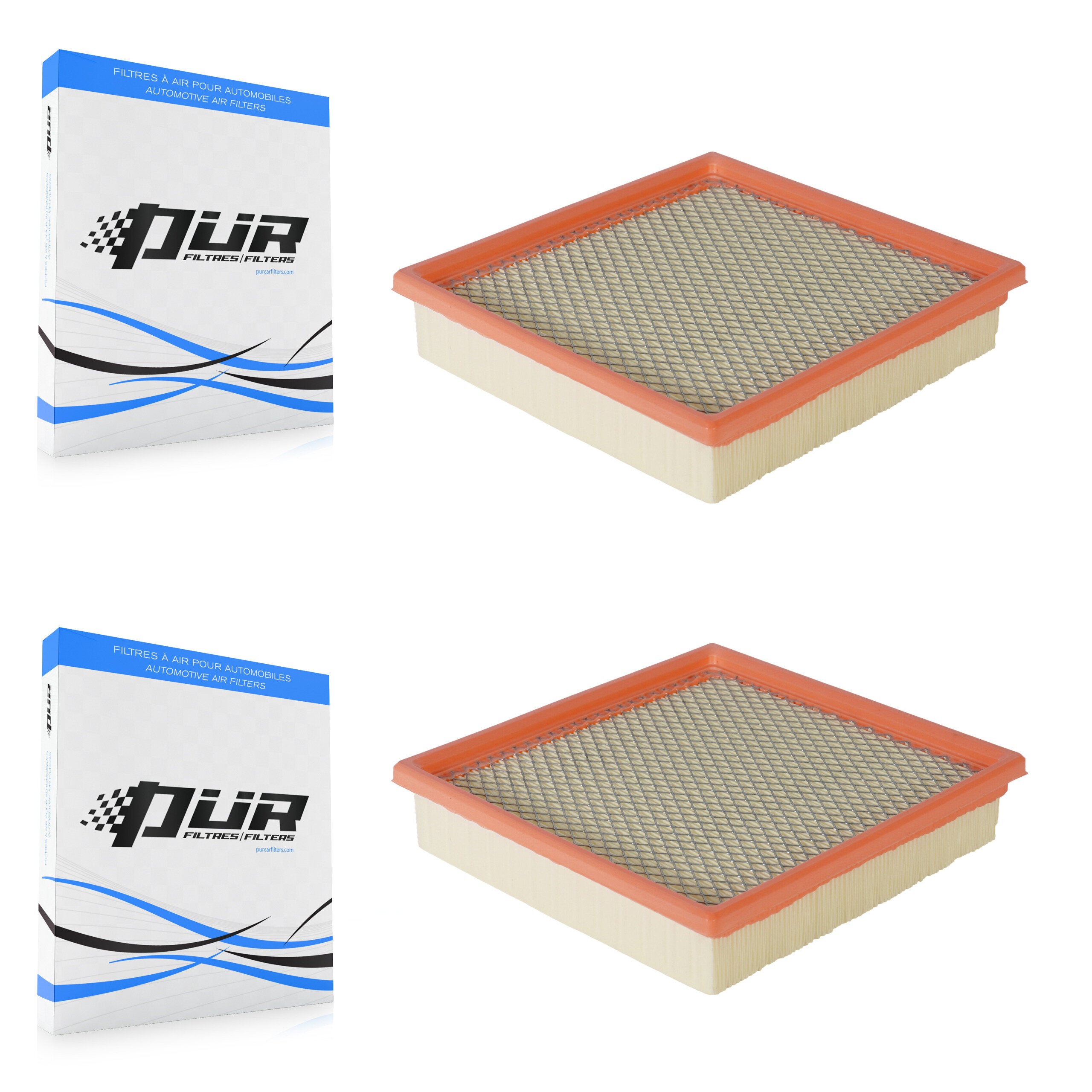 Engine Air Filter (2 Pack) For Toyota Highlander Lexus RX450h Dodge Durango Chrysler K57-100249