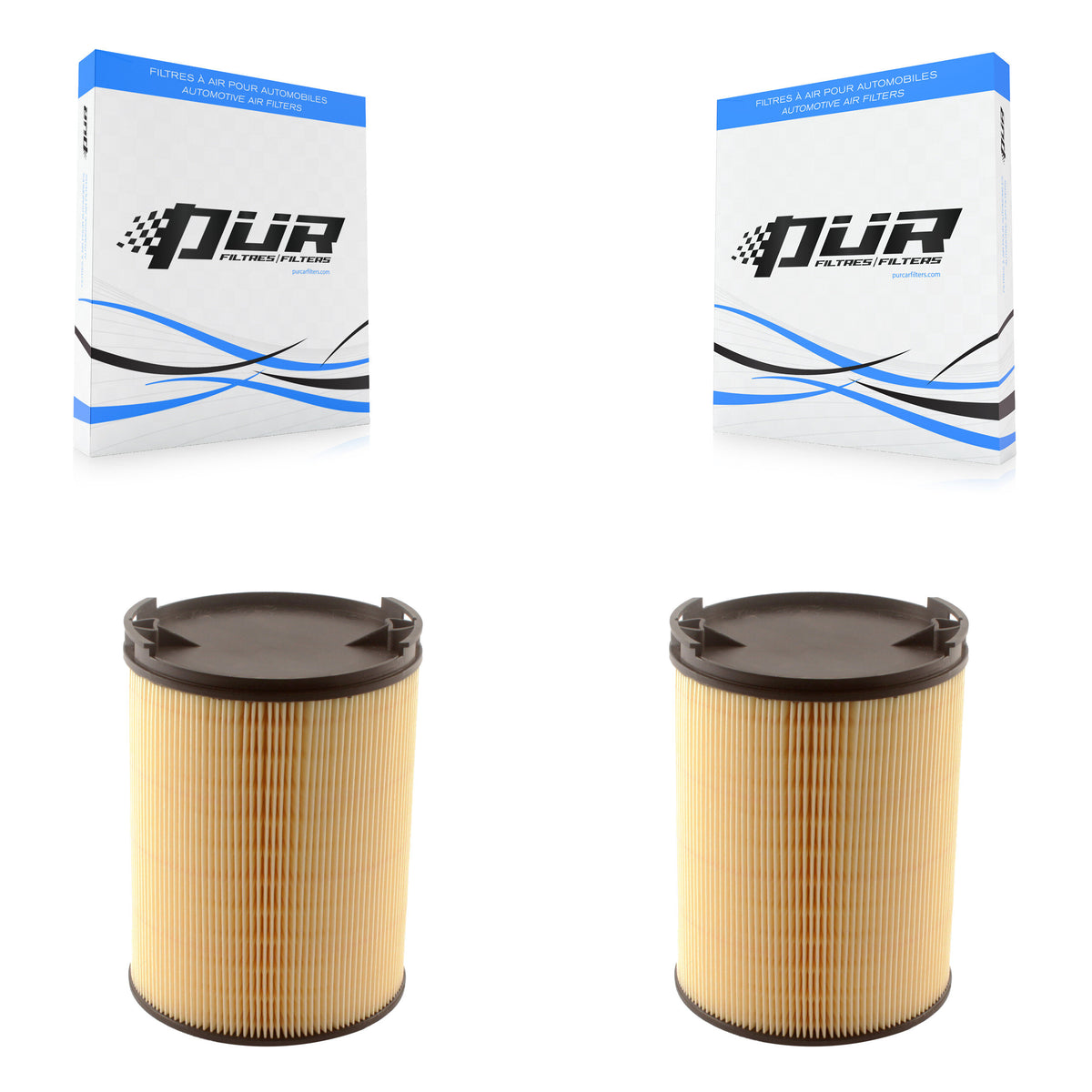 Engine Air Filter (2 Pack) For Chevrolet Colorado GMC Canyon Hummer H3 Isuzu i-280 i-350 K57-100252