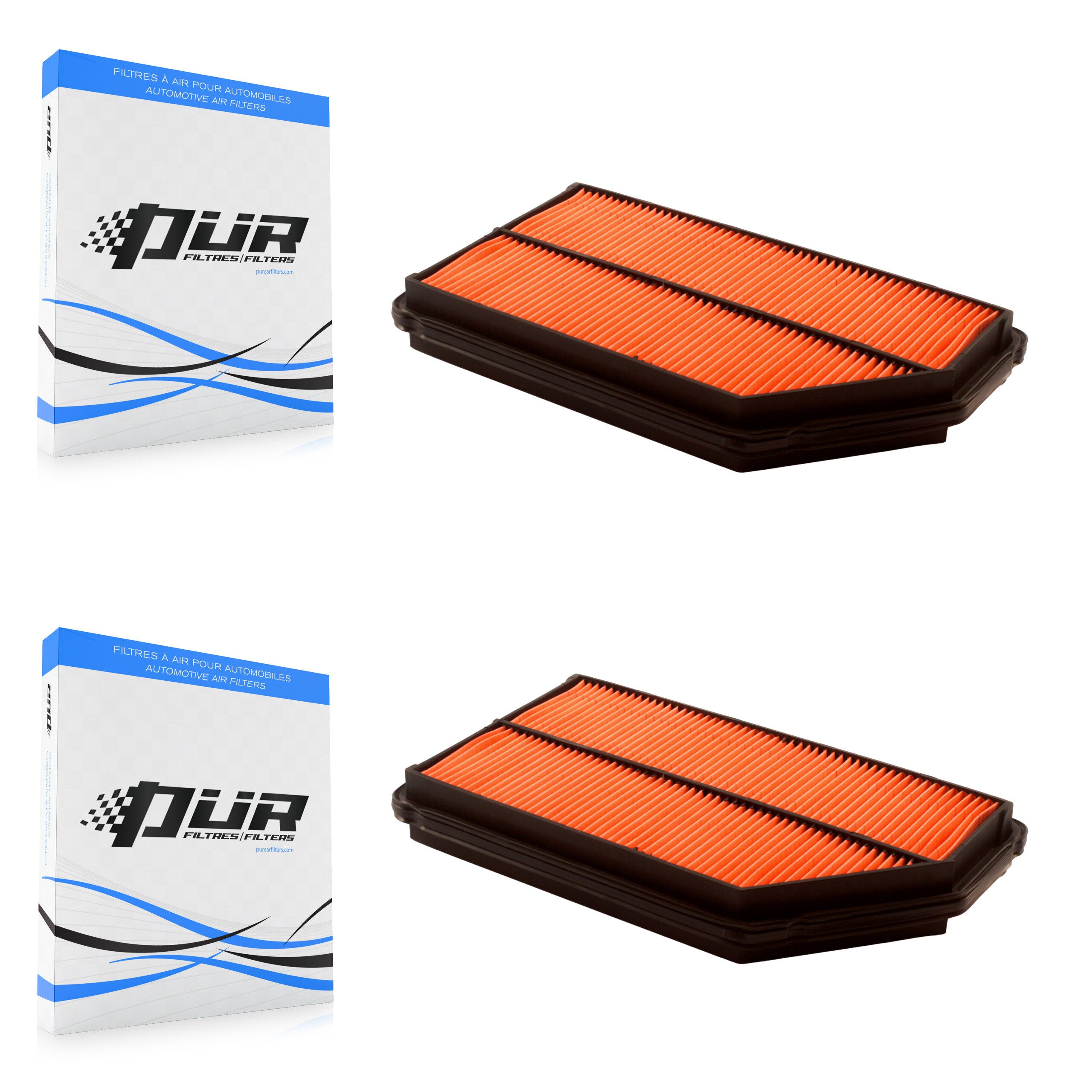 Engine Air Filter (2 Pack) For Honda Pilot Acura MDX K57-100257