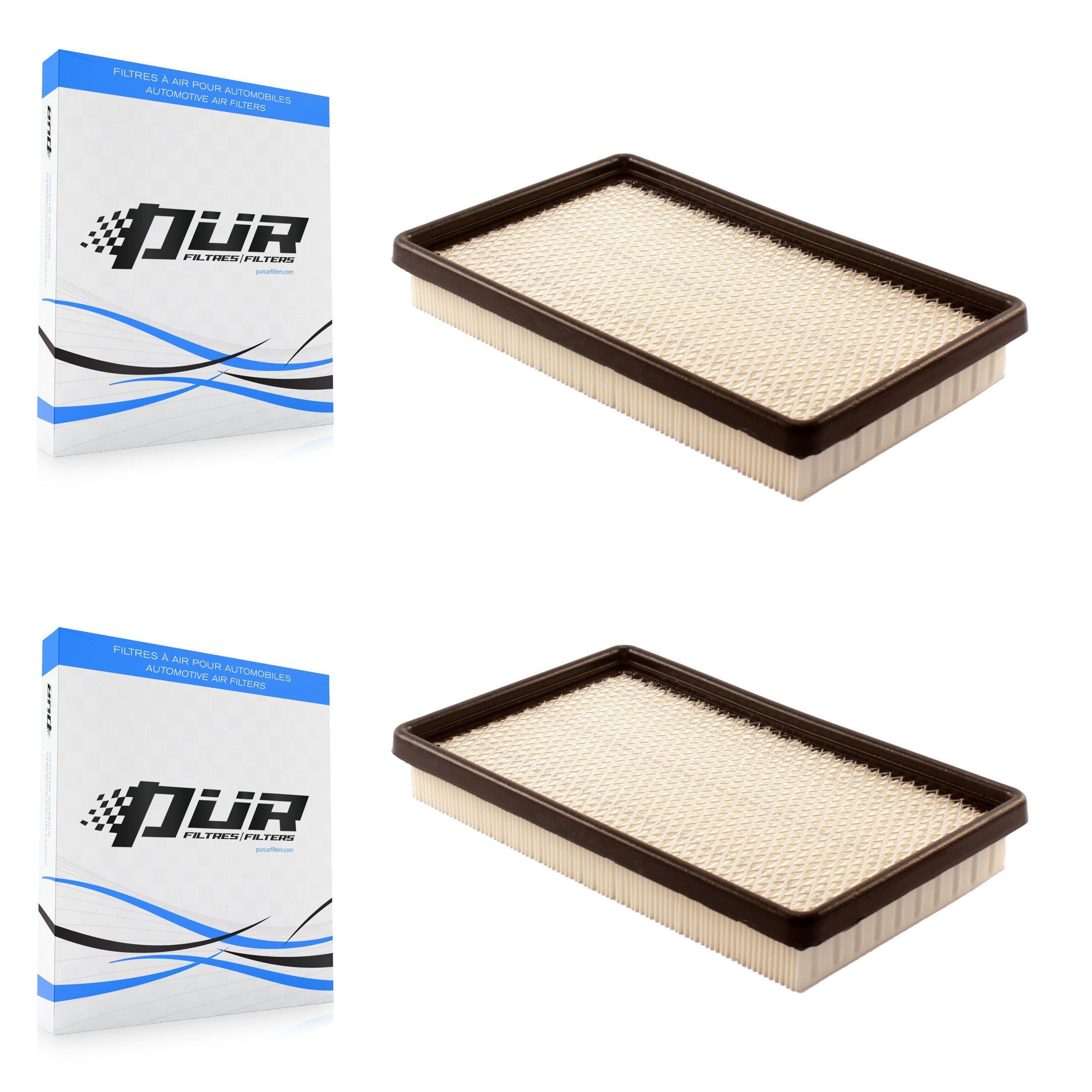 Engine Air Filter (2 Pack) For Pontiac G6 Chevrolet Malibu K57-100262