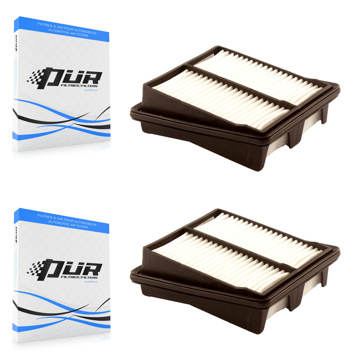 Engine Air Filter (2 Pack) For 2007-2008 Honda Fit K57-100263