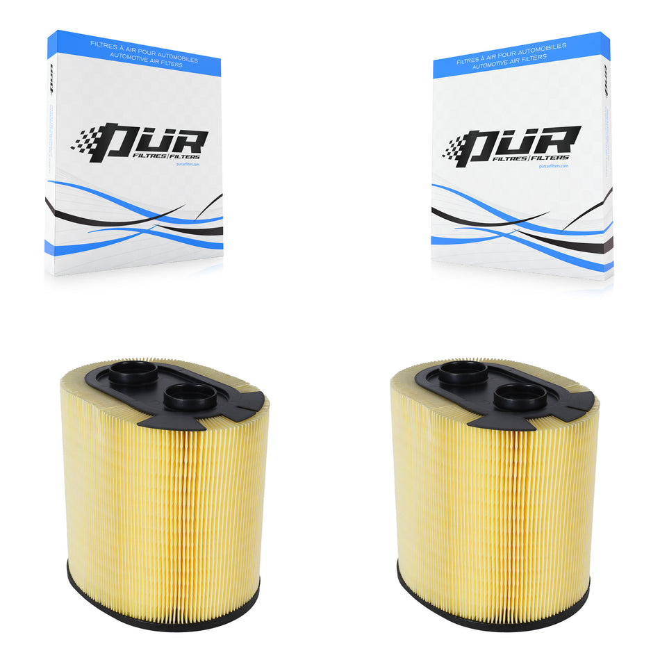 Engine Air Filter (2 Pack) For 2017-2019 Ford F-350 Super Duty F-250 F-450 F-550 K57-100267