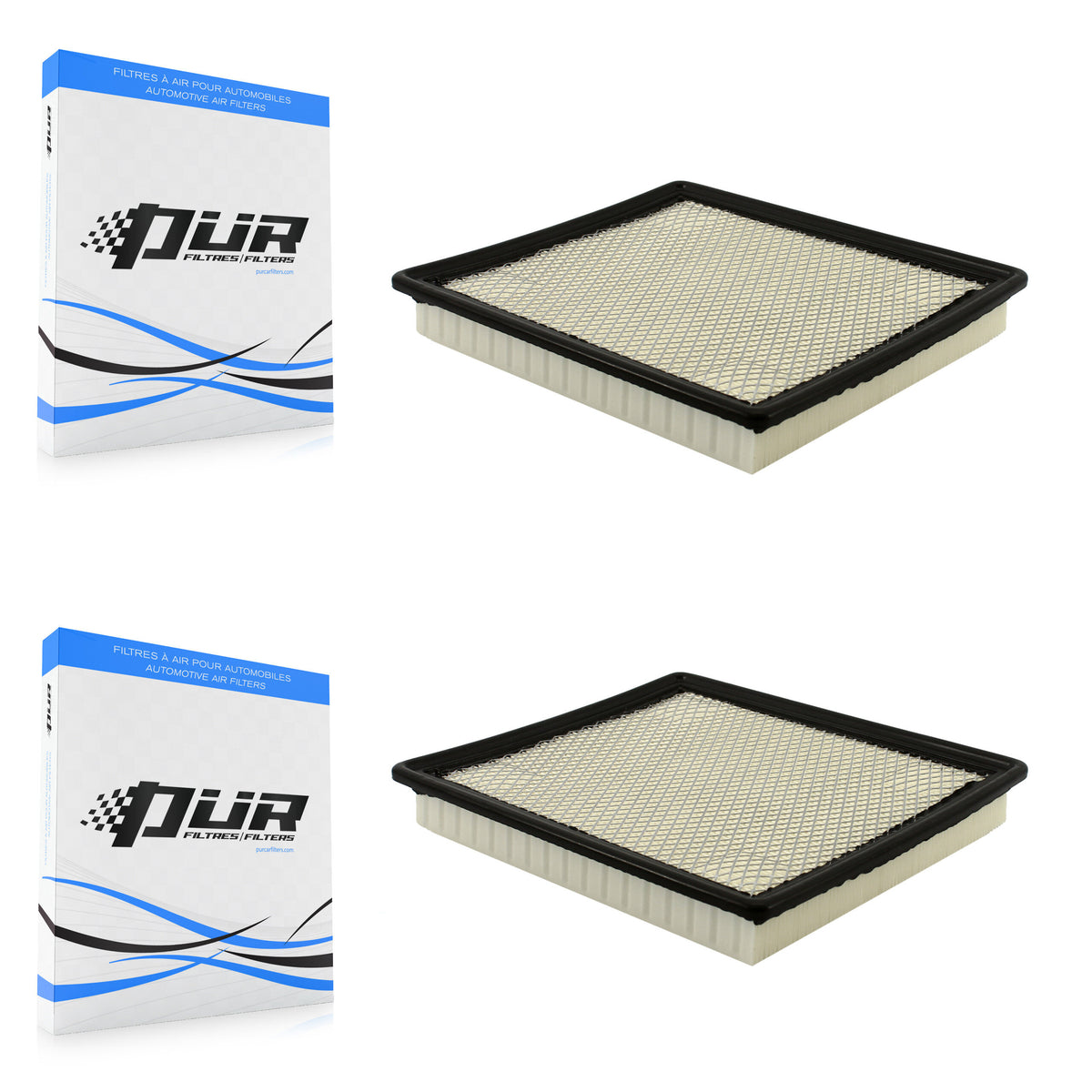 Engine Air Filter (2 Pack) For Chevrolet Malibu Impala Cadillac XTS Limited Buick Regal K57-100296