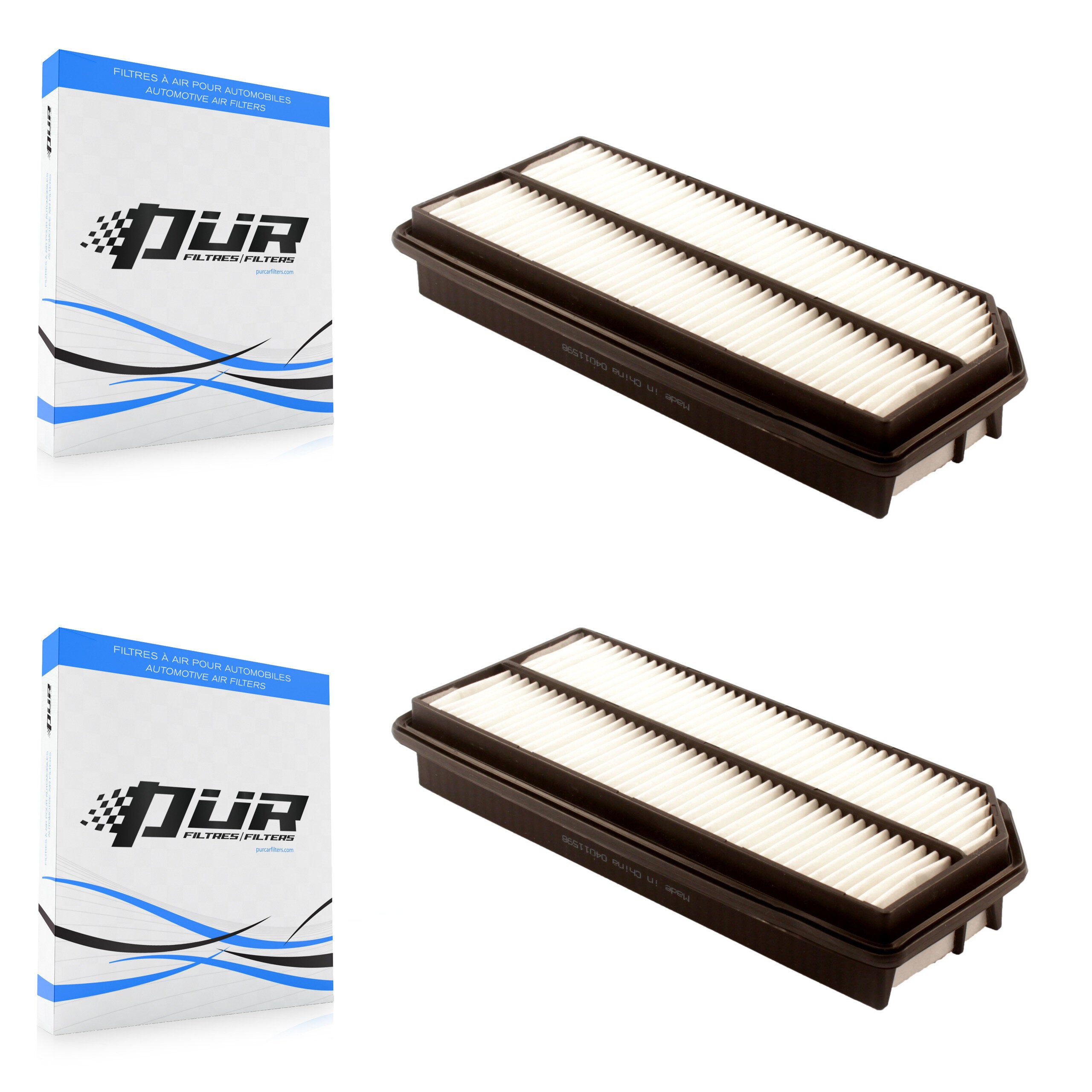 Engine Air Filter (2 Pack) For 2007-2008 Acura TL K57-100299