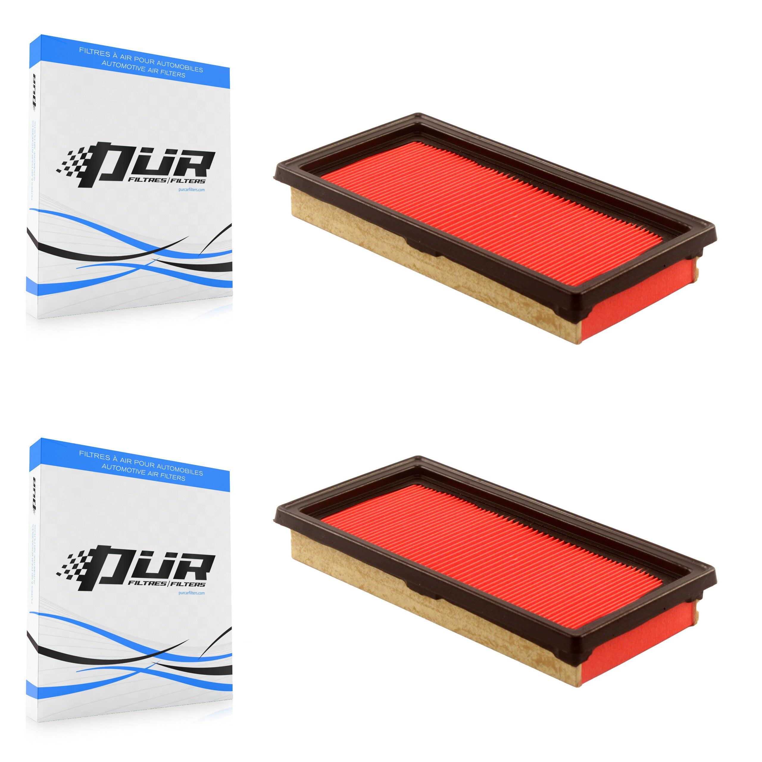Engine Air Filter (2 Pack) For Nissan Micra Versa Note K57-100301