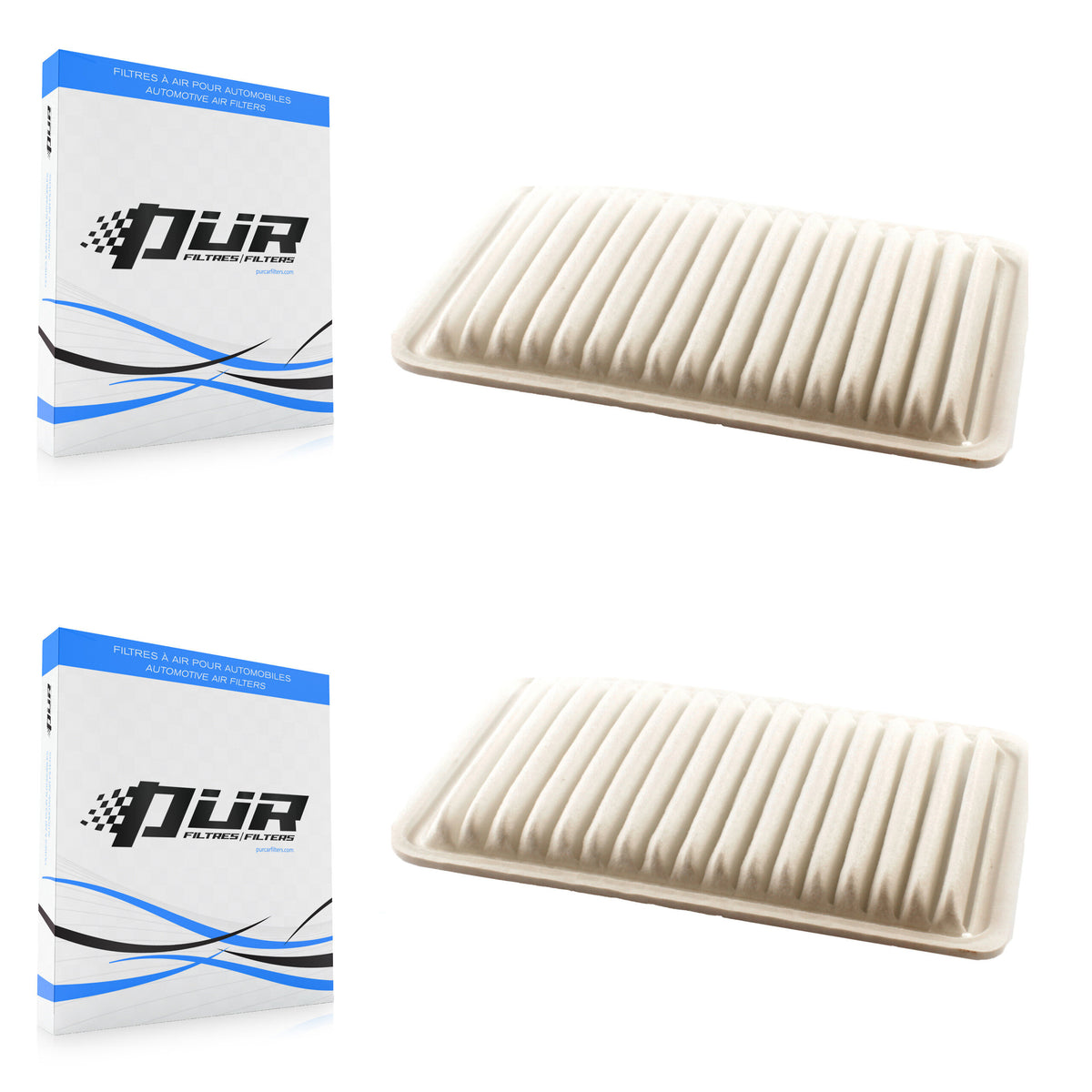 Engine Air Filter (2 Pack) For 2011-2014 Mazda 2 K57-100308