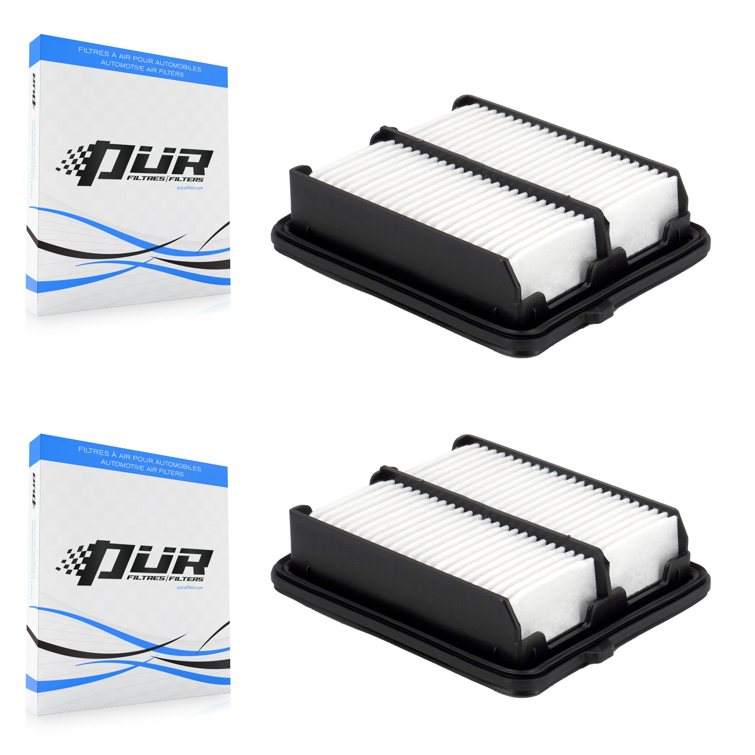 Engine Air Filter (2 Pack) For 2010-2014 Honda Insight K57-103874