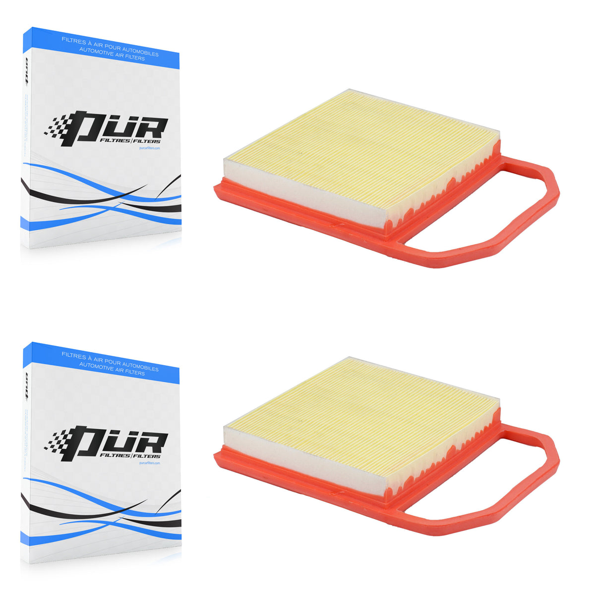 Engine Air Filter (2 Pack) For Mercedes-Benz C43 AMG GLC43 GLE400 GLS450 E400 GLE43 C400 K57-103884