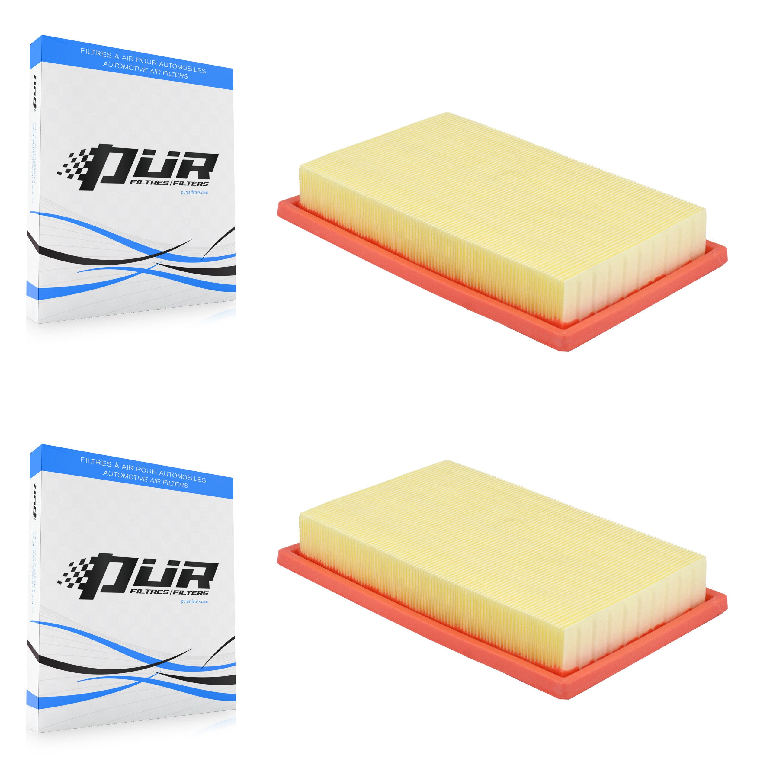 Engine Air Filter (2 Pack) For Mercedes-Benz GLC300 C300 E300 GLE350 E350 C43 AMG GLC350e K57-103888