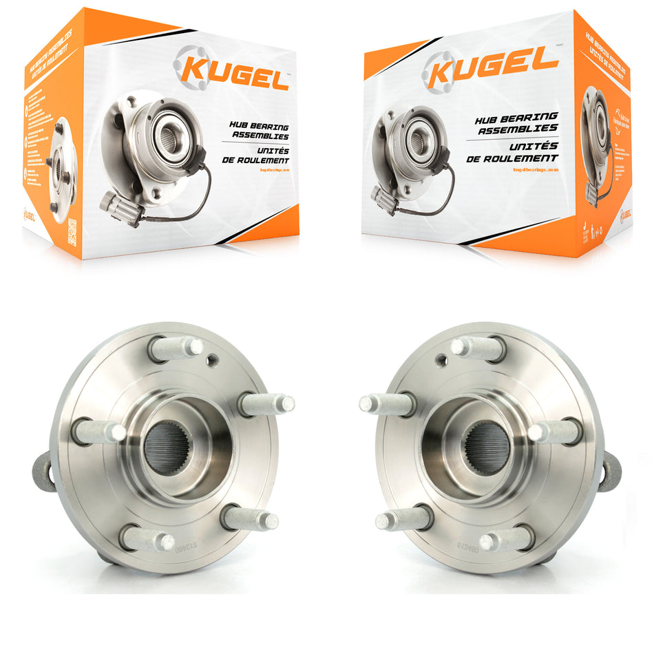 Front Wheel Bearing And Hub Assembly Pair For Ford Explorer Police Interceptor Utility K70-100241
