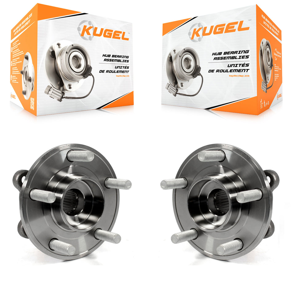 Front Wheel Bearing And Hub Assembly Pair For Ford Fusion Lincoln MKZ Police Responder Hybrid SSV Plug-In K70-100242
