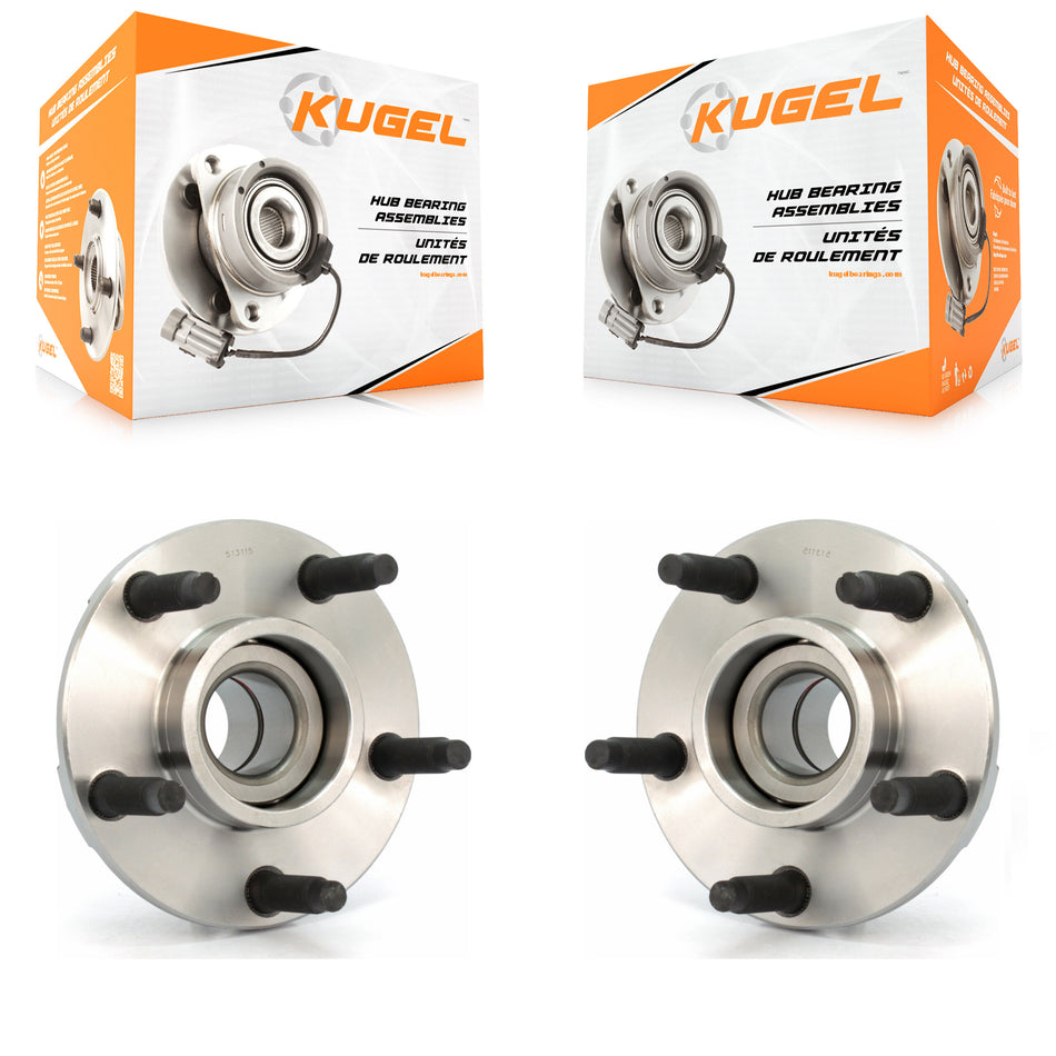 Front Wheel Bearing And Hub Assembly Pair For 1994-2004 Ford Mustang K70-100252