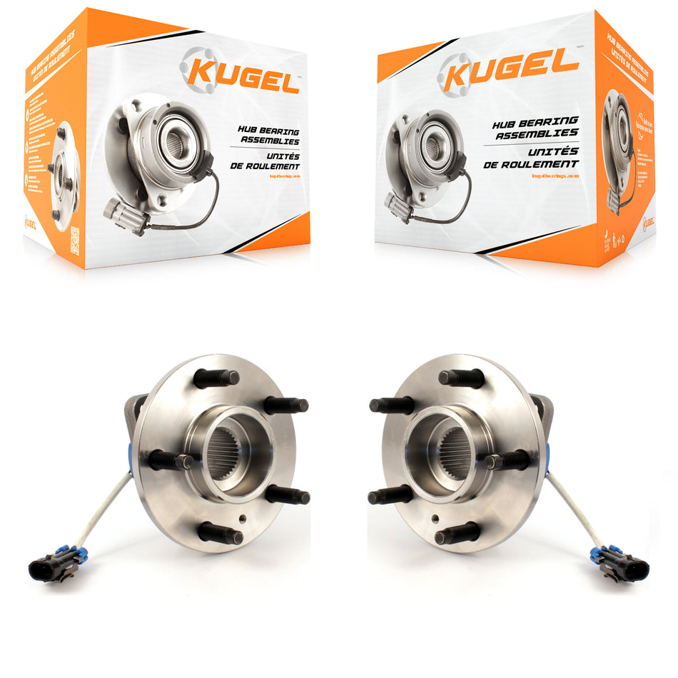 Front Wheel Bearing Hub Assembly Pair For Chevrolet Impala Buick Pontiac Cadillac Grand Prix LeSabre Century DeVille Lucerne LaCrosse Rendezvous Monte Carlo DTS Venture Park Avenue Limited K70-100254
