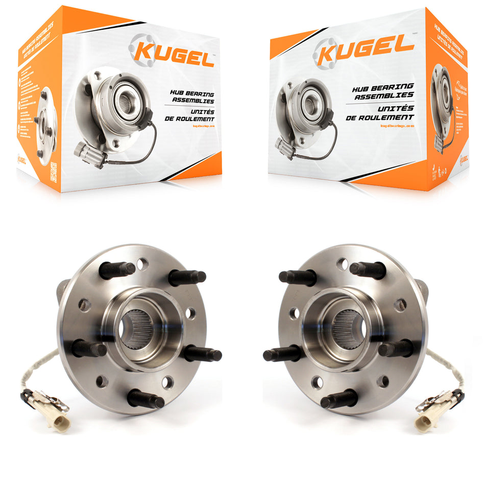 Front Wheel Bearing And Hub Assembly Pair For Chevrolet Pontiac Grand Am Malibu Oldsmobile Alero Classic Cutlass K70-100259