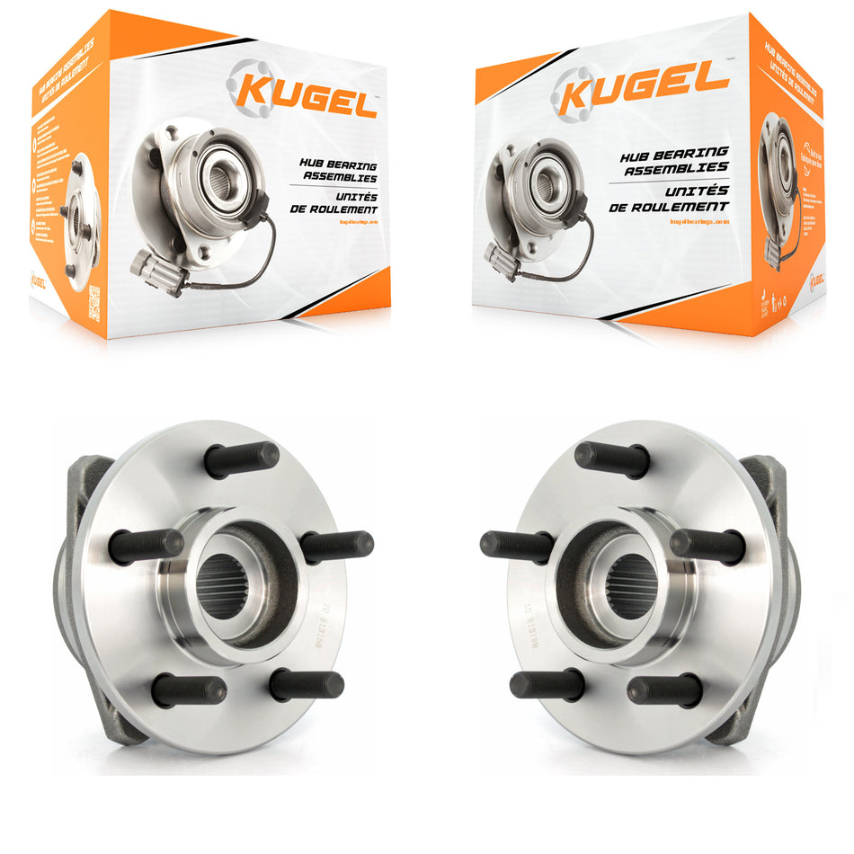 Front Wheel Bearing And Hub Assembly Pair For Jeep Wrangler Cherokee TJ K70-100263