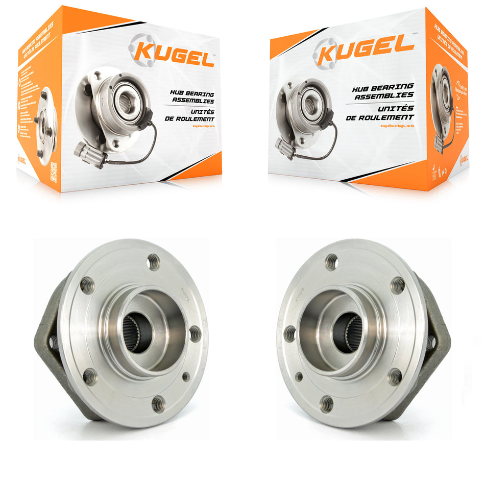 Front Wheel Bearing And Hub Assembly Pair For Volvo S70 V70 C70 K70-100269
