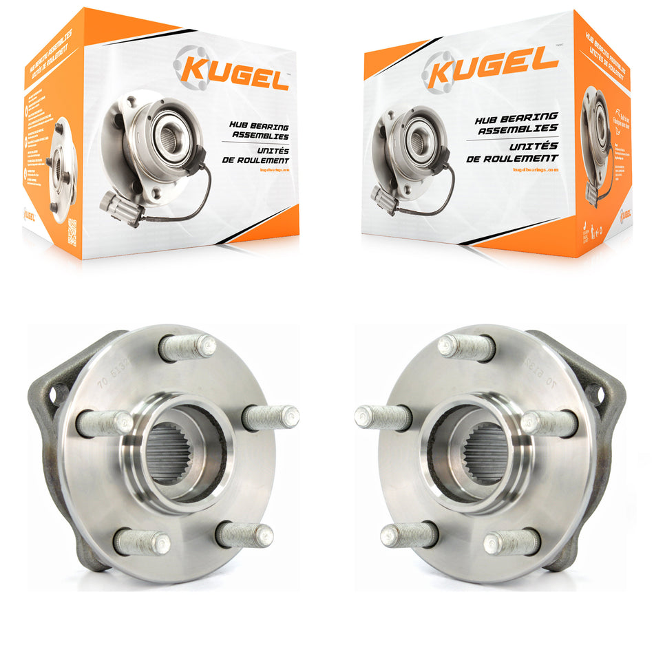 Front Wheel Bearing And Hub Assembly Pair For Subaru Outback Forester Impreza Legacy XV Crosstrek WRX K70-100292