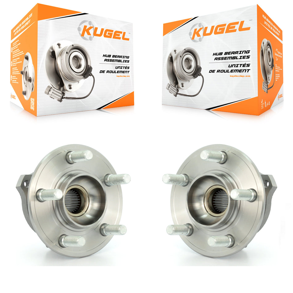 Front Wheel Bearing And Hub Assembly Pair For Dodge Charger Chrysler 300 Challenger Magnum K70-100297