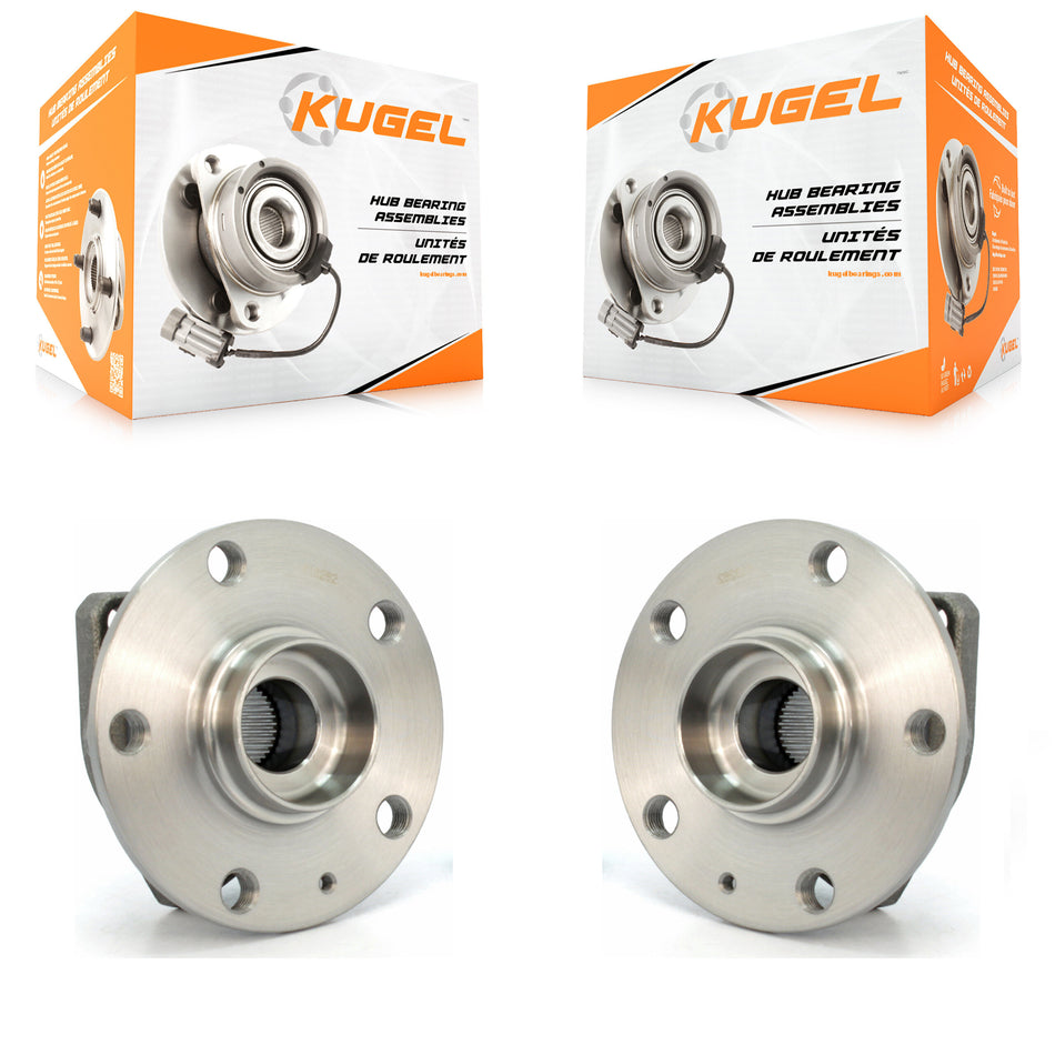 Front Wheel Bearing And Hub Assembly Pair For Volkswagen Golf Eos Rabbit SportWagen GTI Alltrack e-Golf Audi A3 R S3 City K70-100317