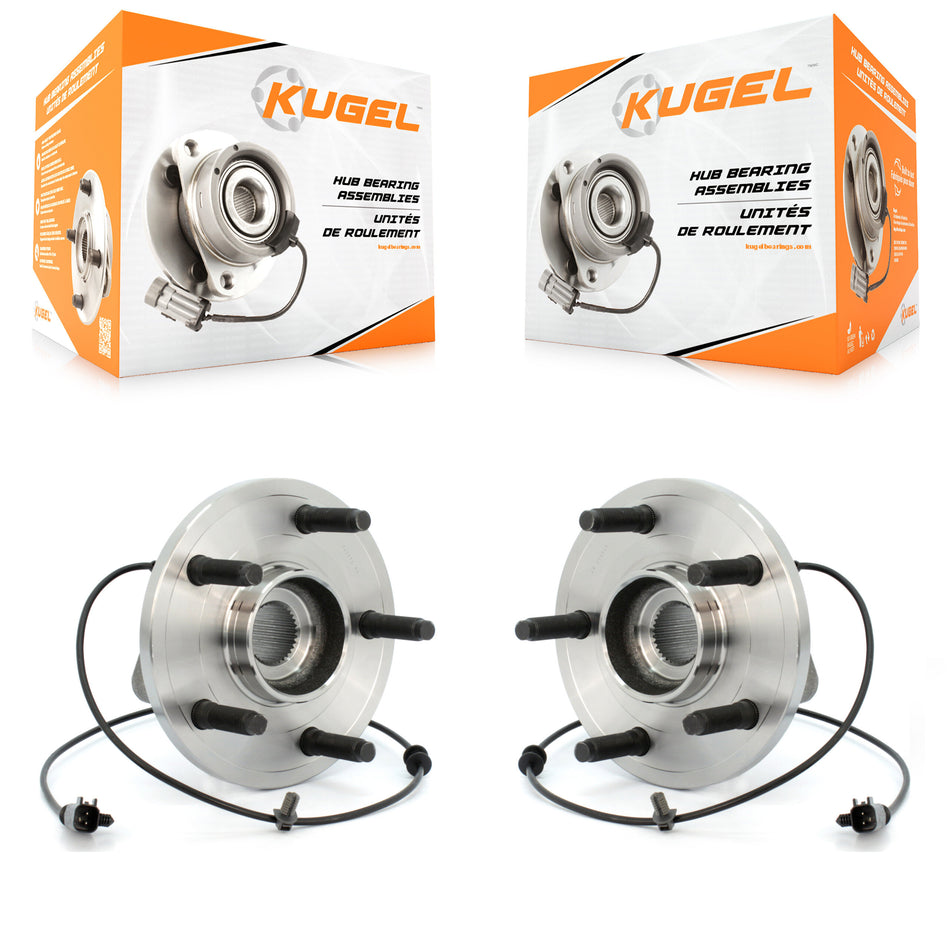 Front Wheel Bearing And Hub Assembly Pair For Dodge Durango Chrysler Aspen K70-100325
