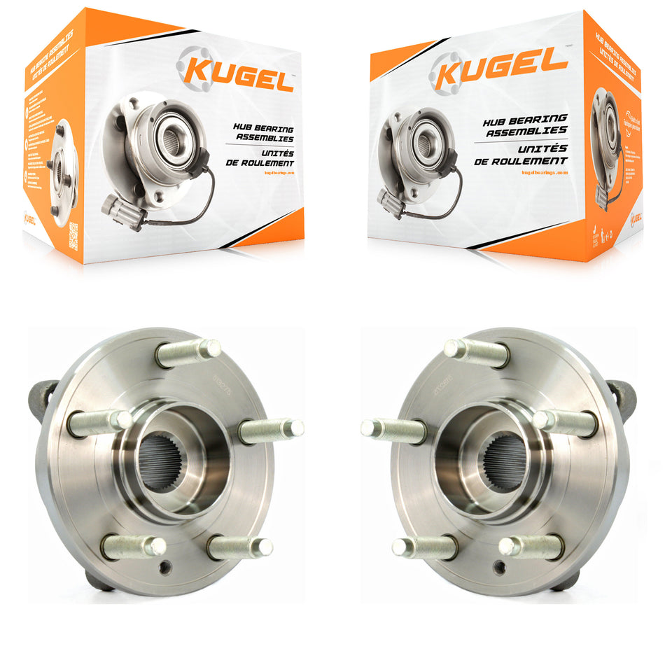 Front Wheel Bearing And Hub Assembly Pair For Ford Taurus Flex Lincoln MKS MKT K70-100328