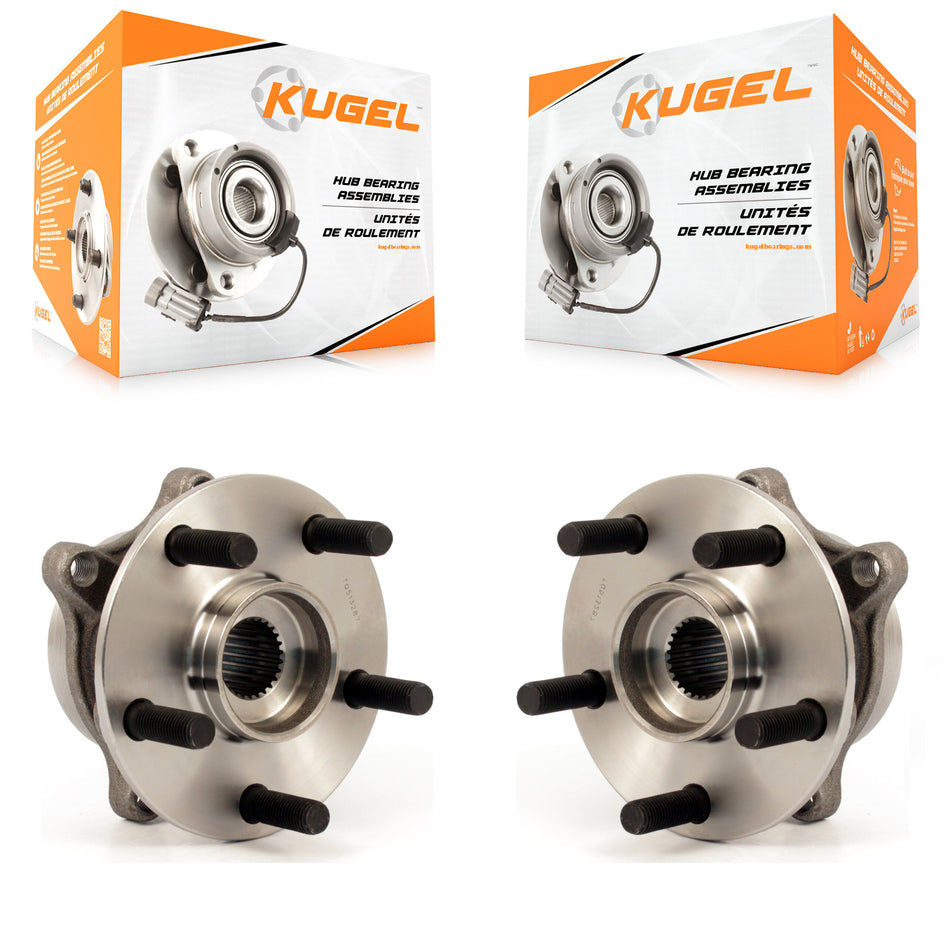 Front Wheel Bearing And Hub Assembly Pair For Toyota Prius Lexus CT200h Plug-In K70-100336