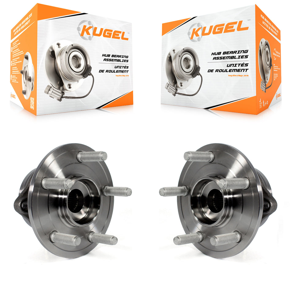 Front Wheel Bearing And Hub Assembly Pair For Jeep Grand Cherokee Dodge Durango WK K70-100353