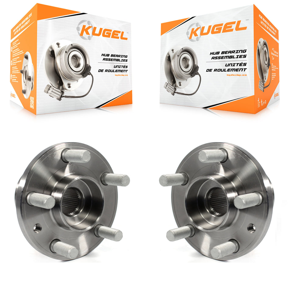 Front Wheel Bearing And Hub Assembly Pair For 2008-2015 Land Rover LR2 K70-100360