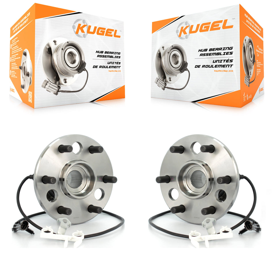 Front Wheel Bearing And Hub Assembly Pair For Chevrolet K1500 GMC Tahoe Suburban Yukon K2500 Cadillac Escalade K70-100382