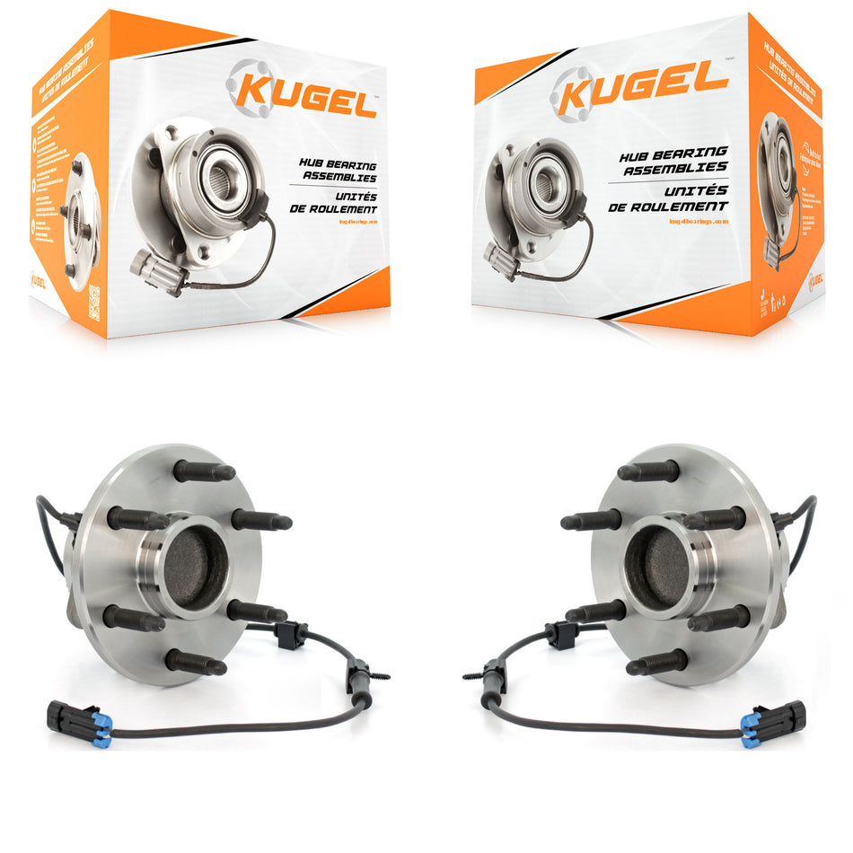 Front Wheel Bearing And Hub Assembly Pair For 2003-2005 Chevrolet Astro GMC Safari RWD K70-100395