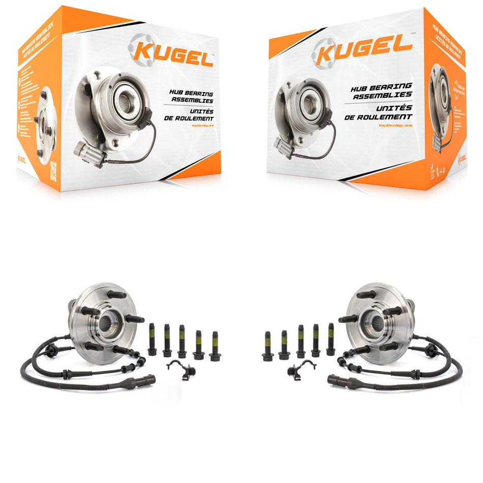 Front Wheel Bearing And Hub Assembly Pair For Ford Explorer Mercury Mountaineer Lincoln Aviator K70-100398