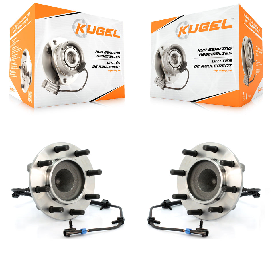 Front Wheel Bearing And Hub Assembly Pair For Chevrolet Express 3500 GMC Savana 4500 K70-100405