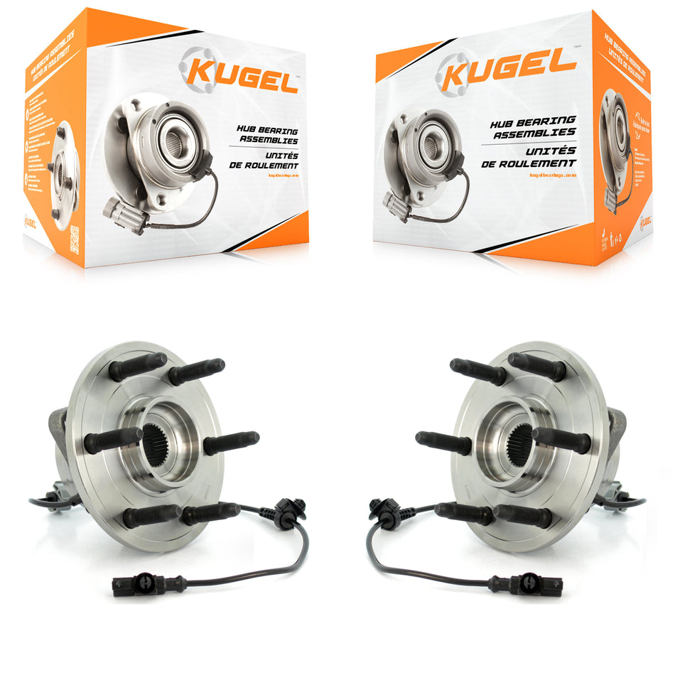 Front Wheel Bearing And Hub Assembly Pair For Chevrolet Silverado 1500 GMC Sierra Tahoe Suburban Yukon Cadillac XL Avalanche Escalade ESV EXT K70-100428