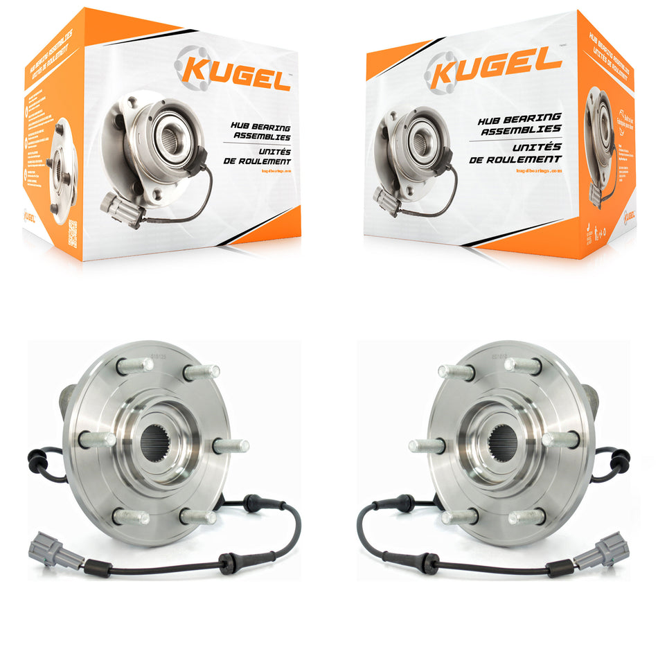 Front Wheel Bearing And Hub Assembly Pair For Nissan Titan Armada Infiniti QX56 INFINITI TITAN K70-100443