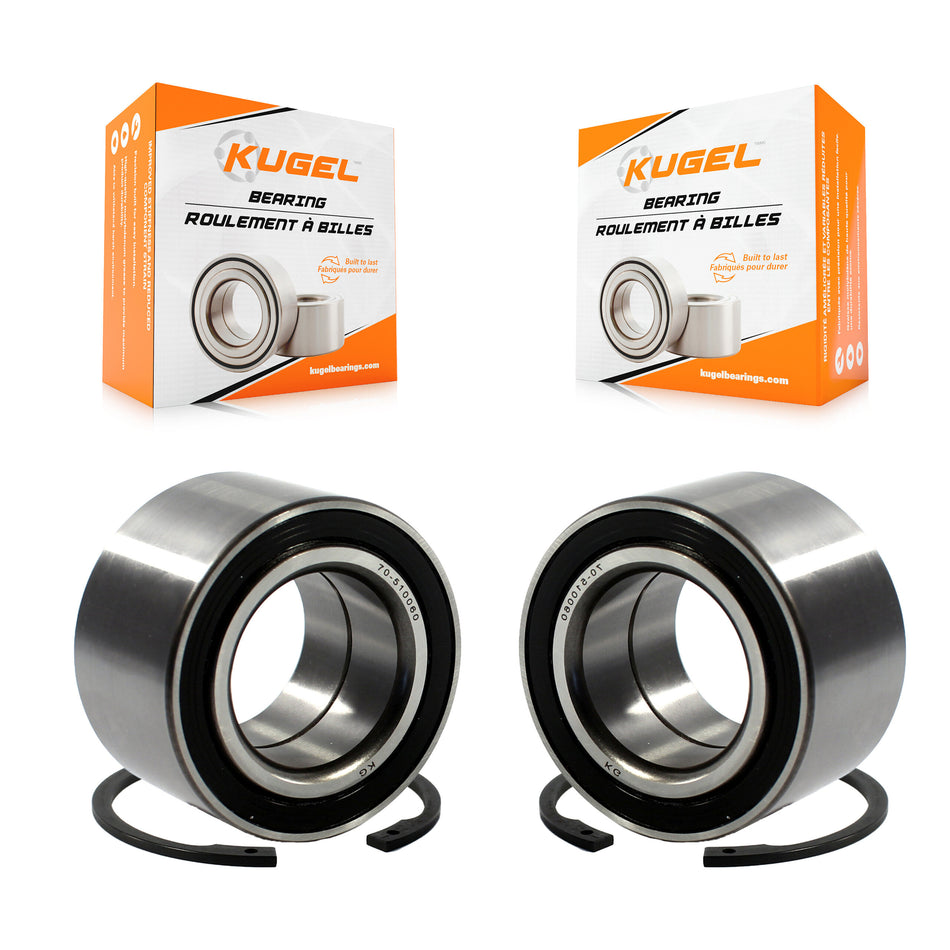 Front Wheel Bearing Pair For Nissan Altima Maxima Infiniti I35 I30 INFINITI X-Trail K70-100505