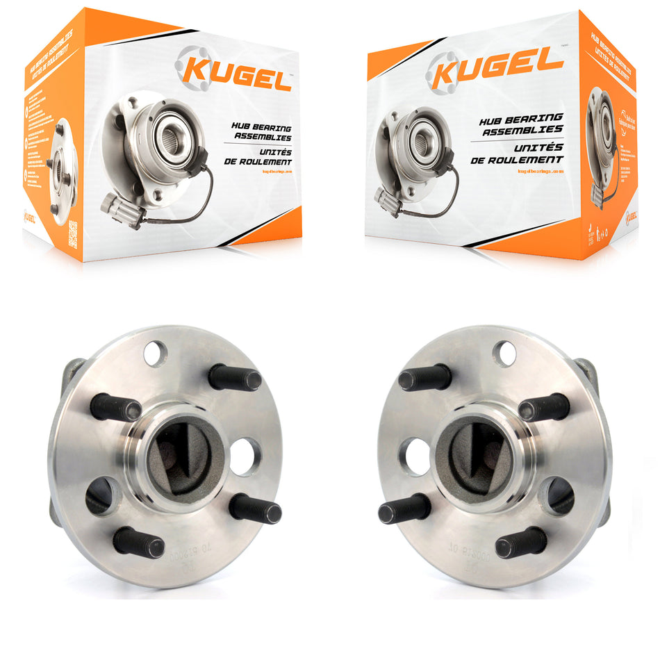 Rear Wheel Bearing And Hub Assembly Pair For Saturn SL2 SL1 SC2 SL SC1 SW2 SW1 SC Non-ABS K70-100556