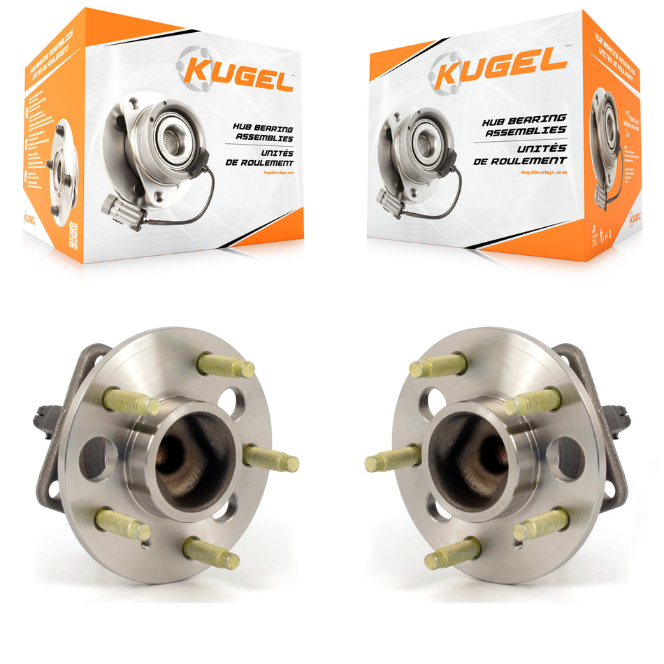 Rear Wheel Bearing Hub Assembly Pair For Buick LeSabre Cadillac Lucerne DeVille DTS Park Avenue Pontiac Chevrolet Malibu Bonneville Grand Am Seville Oldsmobile Aurora Riviera Cutlass Reatta K70-100558