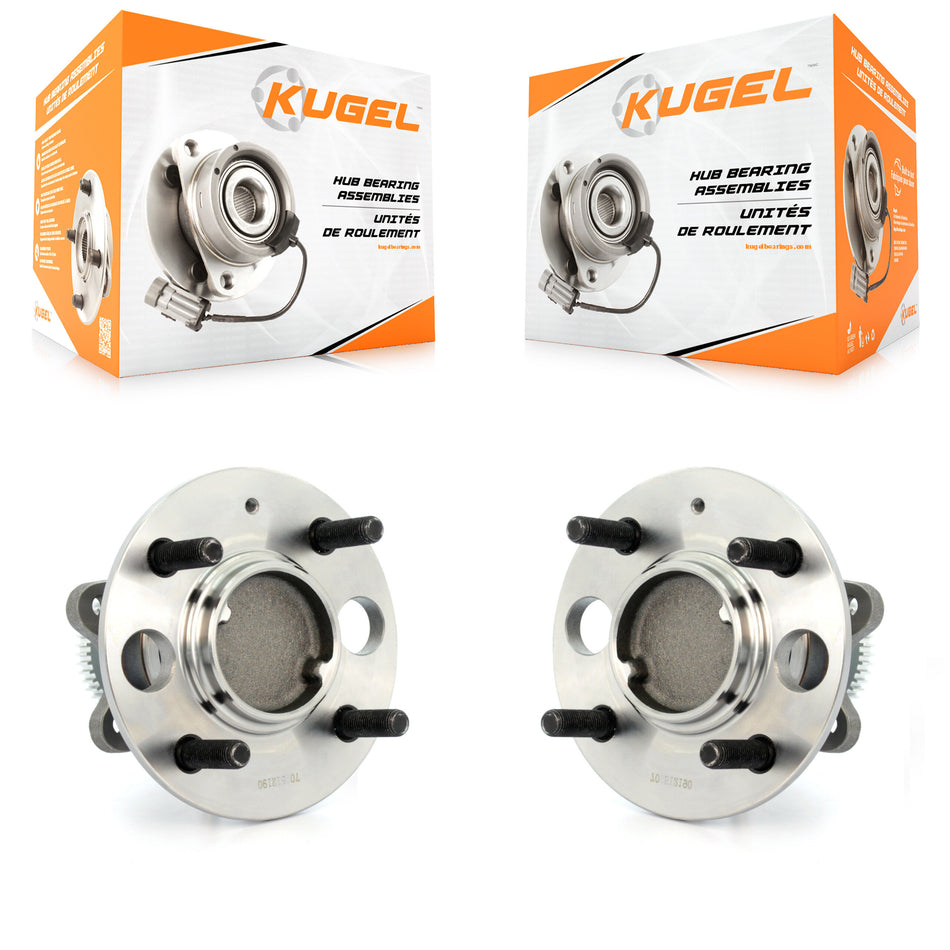 Rear Wheel Bearing And Hub Assembly Pair For Hyundai Sonata Kia Optima Magentis 4-Wheel ABS K70-100593
