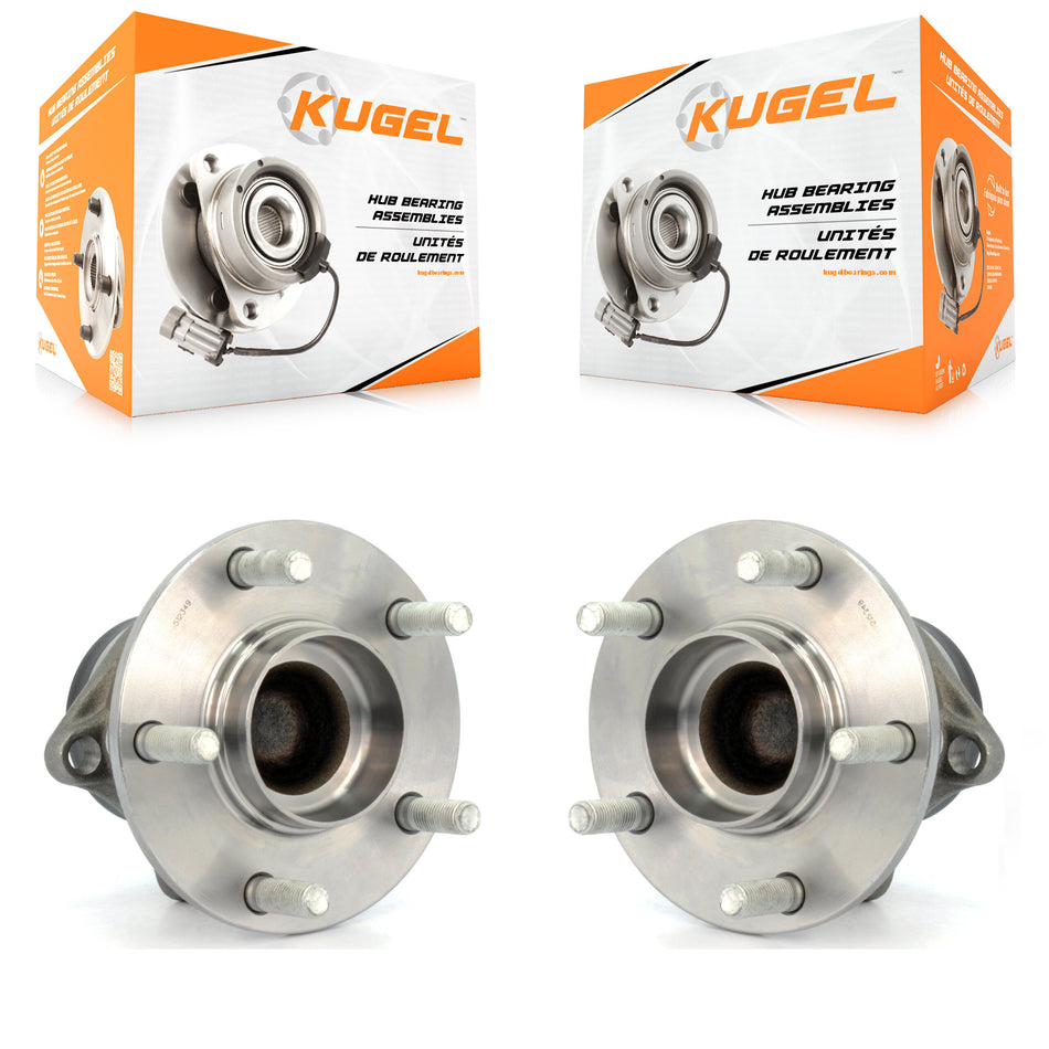 Rear Wheel Bearing And Hub Assembly Pair For 2007-2012 Mazda CX-7 FWD K70-100682