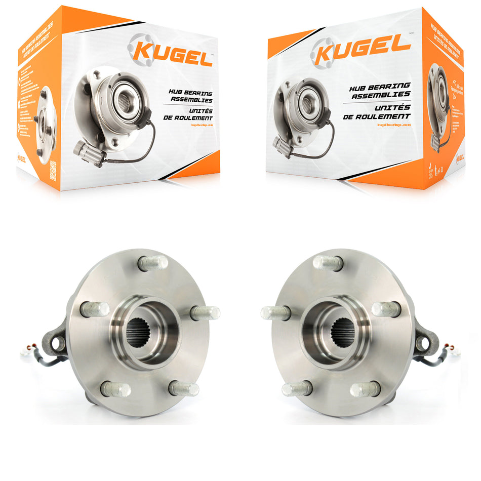 Rear Wheel Bearing And Hub Assembly Pair For 2007-2013 Suzuki SX4 AWD K70-100708
