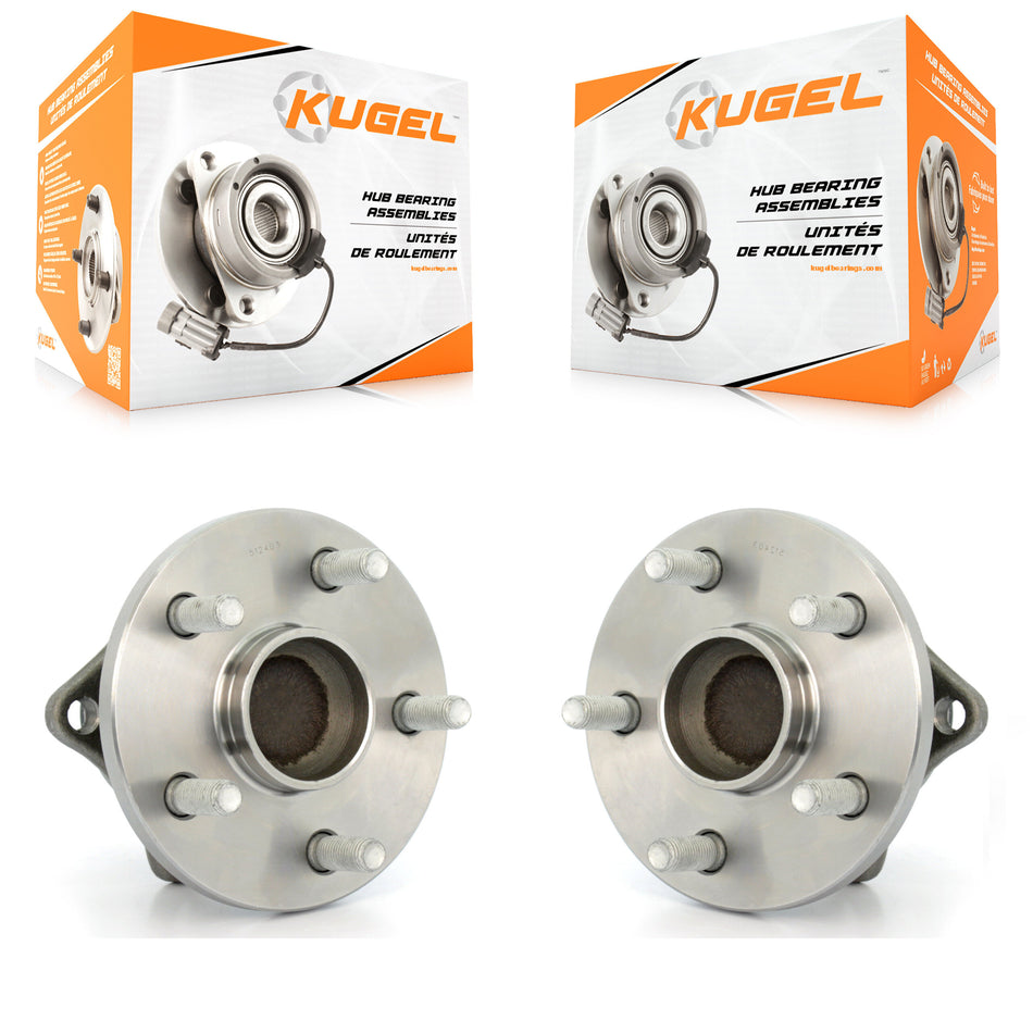 Rear Wheel Bearing And Hub Assembly Pair For Toyota Corolla Matrix Pontiac Vibe iM K70-100713