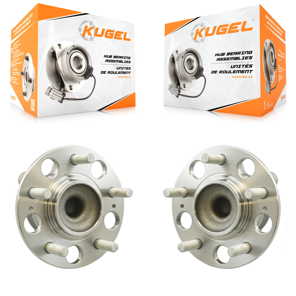 Rear Wheel Bearing And Hub Assembly Pair For 2008-2010 Hyundai Elantra Non-ABS K70-100717