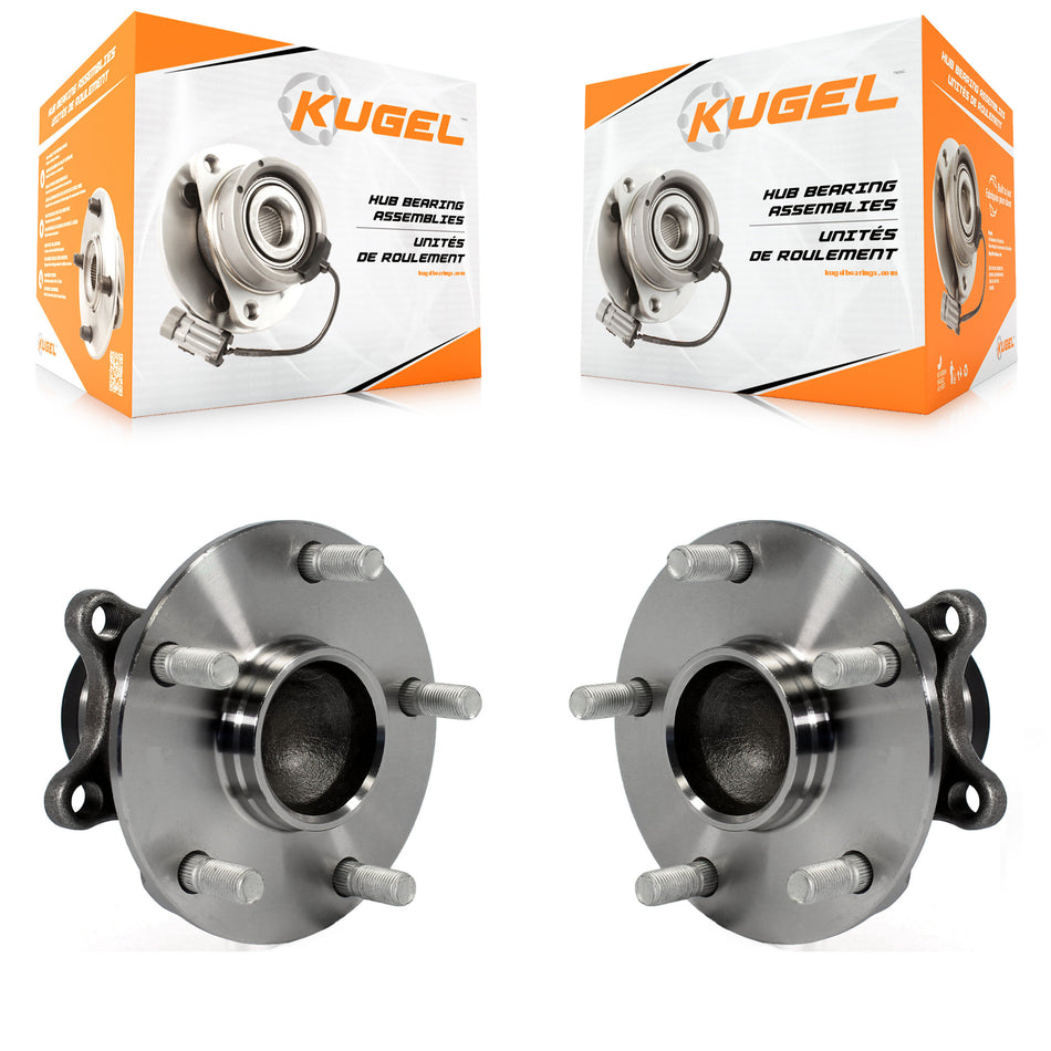 Rear Wheel Bearing And Hub Assembly Pair For 2008-2013 Suzuki SX4 FWD K70-100744