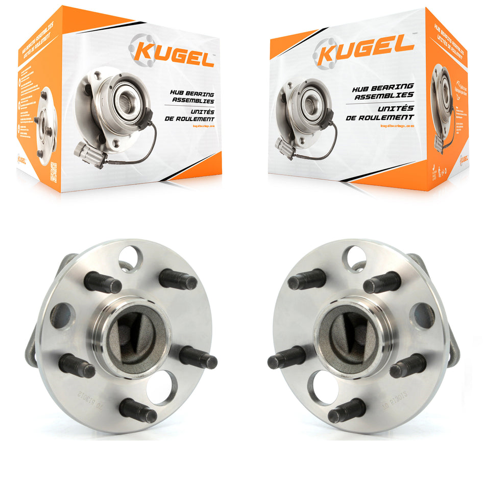 Rear Wheel Bearing Hub Assembly Pair For Chevrolet Cavalier Pontiac Sunfire Buick Grand Am Oldsmobile Skylark Corsica Sunbird Beretta Citation Cutlass Calais Skyhawk II Omega J2000 Firenza K70-100761