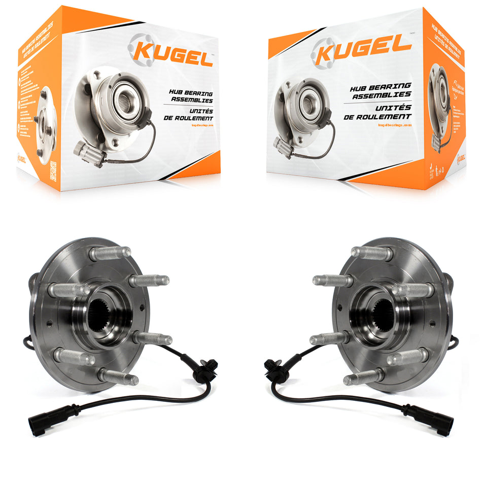 Rear Wheel Bearing And Hub Assembly Pair For 2017-2019 Cadillac XTS With 6 Lug Wheels K70-100783