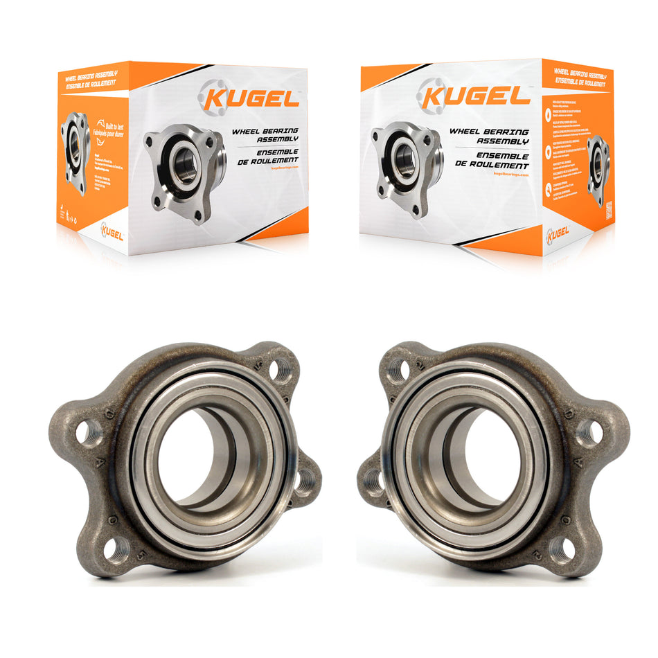 Rear Wheel Bearing Assembly Pair For Audi A6 Quattro A8 A7 R8 Volkswagen Phaeton S6 S8 K70-101026