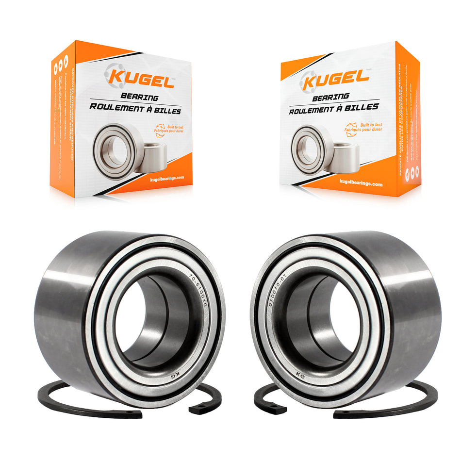 Rear Wheel Bearing Pair For Ford Fusion Mazda Lincoln MKZ 5 Mercury Milan MX-5 Miata 6 RX-7 K70-101046