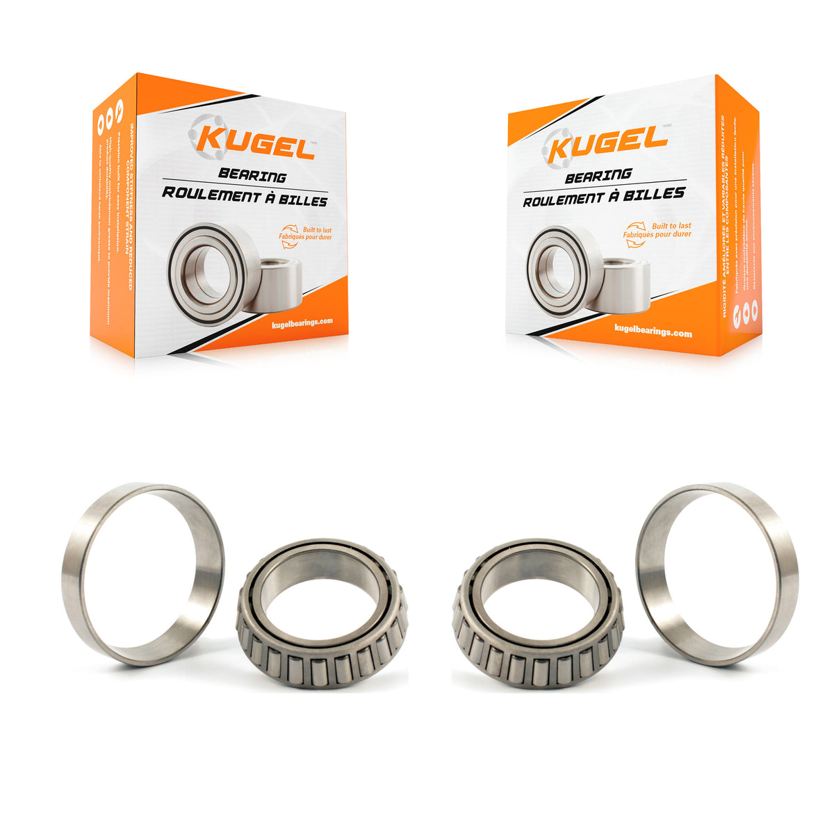 Front Outer Wheel Bearing Race Pair For Ford F-250 F-350 Dodge W250 F-150 W350 GMC K3500 K70-101093