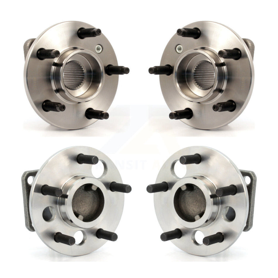 Front Rear Wheel Bearing & Hub Assembly Kit For Chevrolet Impala Pontiac Grand Prix Buick Century Monte Carlo LaCrosse Regal Aztek Allure K70-101191