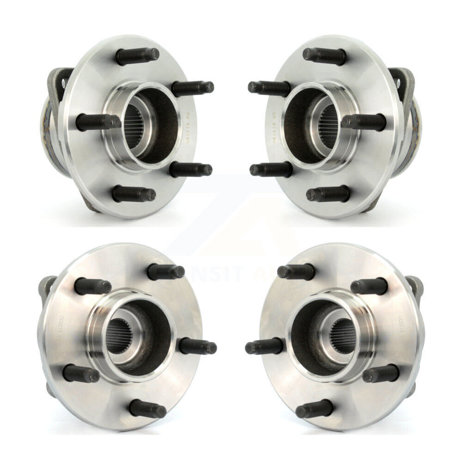 Front Rear Wheel Bearing & Hub Assembly Kit For Saturn Vue Chevrolet Equinox Pontiac Torrent Non-ABS K70-101195